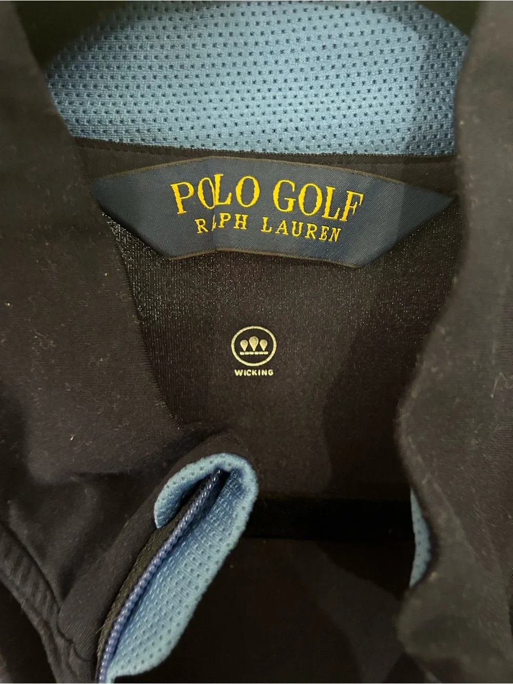Polo by Ralph Lauren Navy Blue Golf Quarter-Zip Pullover
